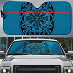 Lesotho Seanamarena - Kharetsa Auto Sun Shade Basotho Traditional Blanket Style