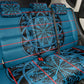 Basotho Blanket Back Car Seat Cover Lesotho Kharetsa Seanamarena Heritage - Blue - African Pride