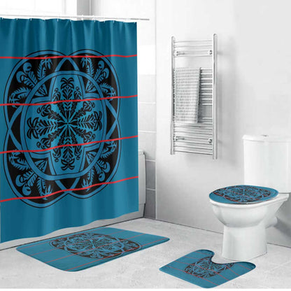 Lesotho Seanamarena - Kharetsa Bathroom Set Basotho Traditional Blanket Style