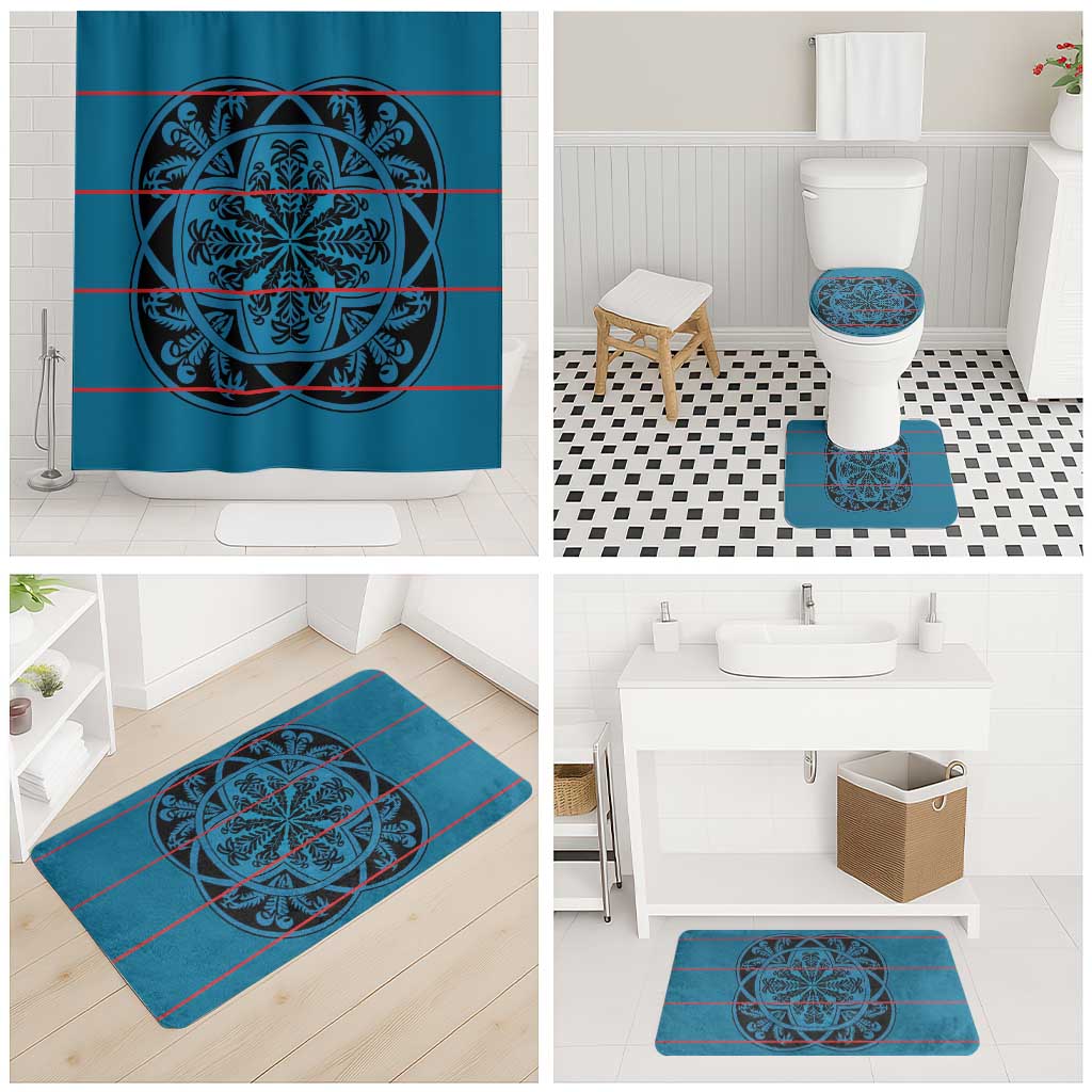 Lesotho Seanamarena - Kharetsa Bathroom Set Basotho Traditional Blanket Style