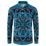 Lesotho Seanamarena - Kharetsa Button Sweatshirt Basotho Traditional Blanket Style