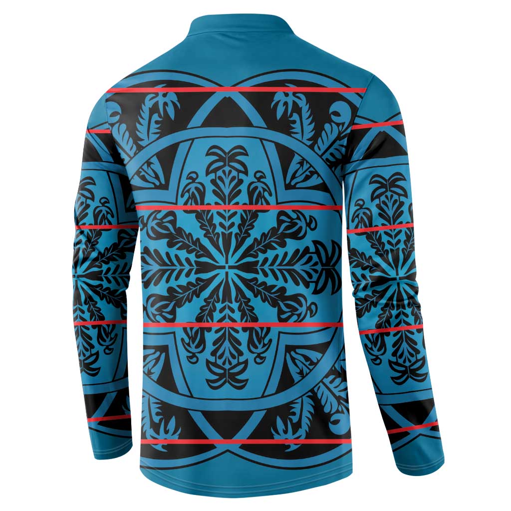 Lesotho Seanamarena - Kharetsa Button Sweatshirt Basotho Traditional Blanket Style