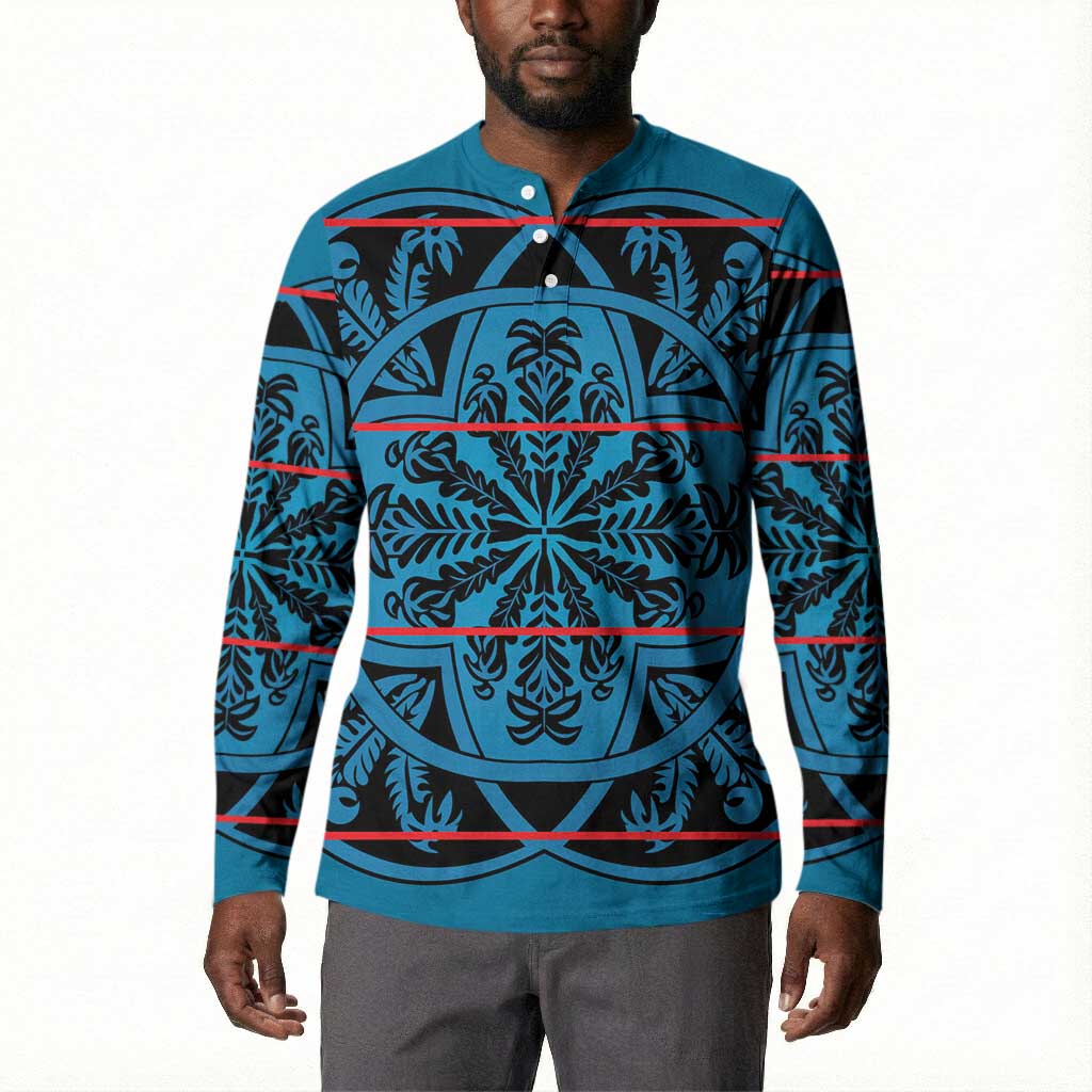 Lesotho Seanamarena - Kharetsa Button Sweatshirt Basotho Traditional Blanket Style