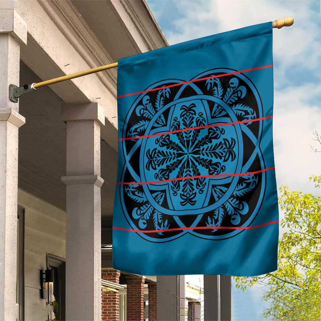 Basotho Blanket Garden Flag Lesotho Kharetsa Seanamarena Heritage - Blue - African Pride