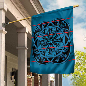 Basotho Blanket Garden Flag Lesotho Kharetsa Seanamarena Heritage - Blue - African Pride