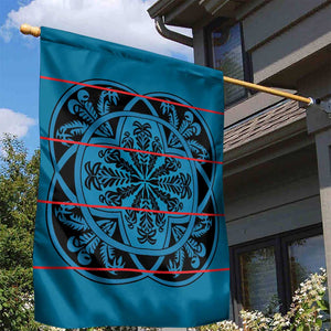 Basotho Blanket Garden Flag Lesotho Kharetsa Seanamarena Heritage - Blue - African Pride