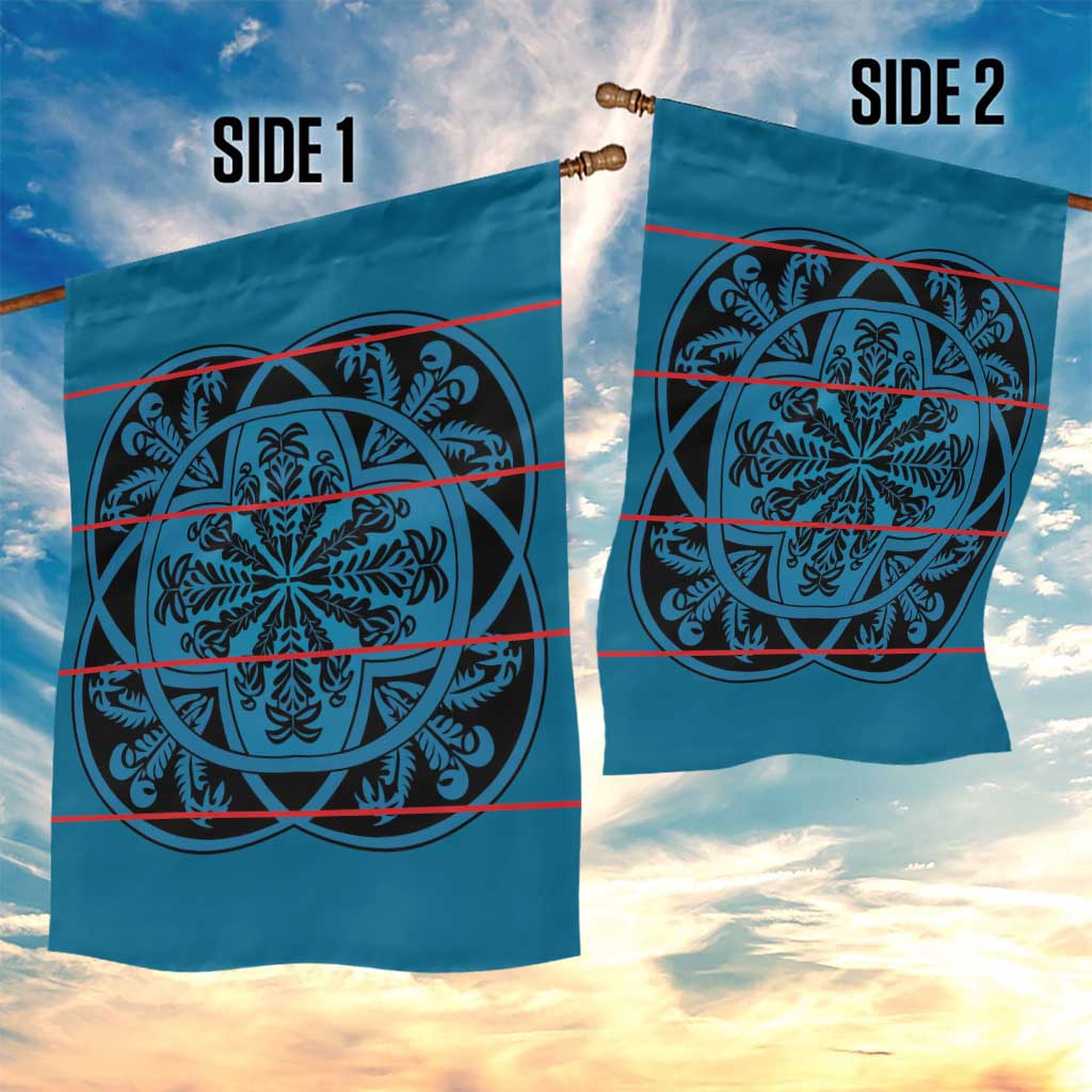 Basotho Blanket Garden Flag Lesotho Kharetsa Seanamarena Heritage - Blue - African Pride