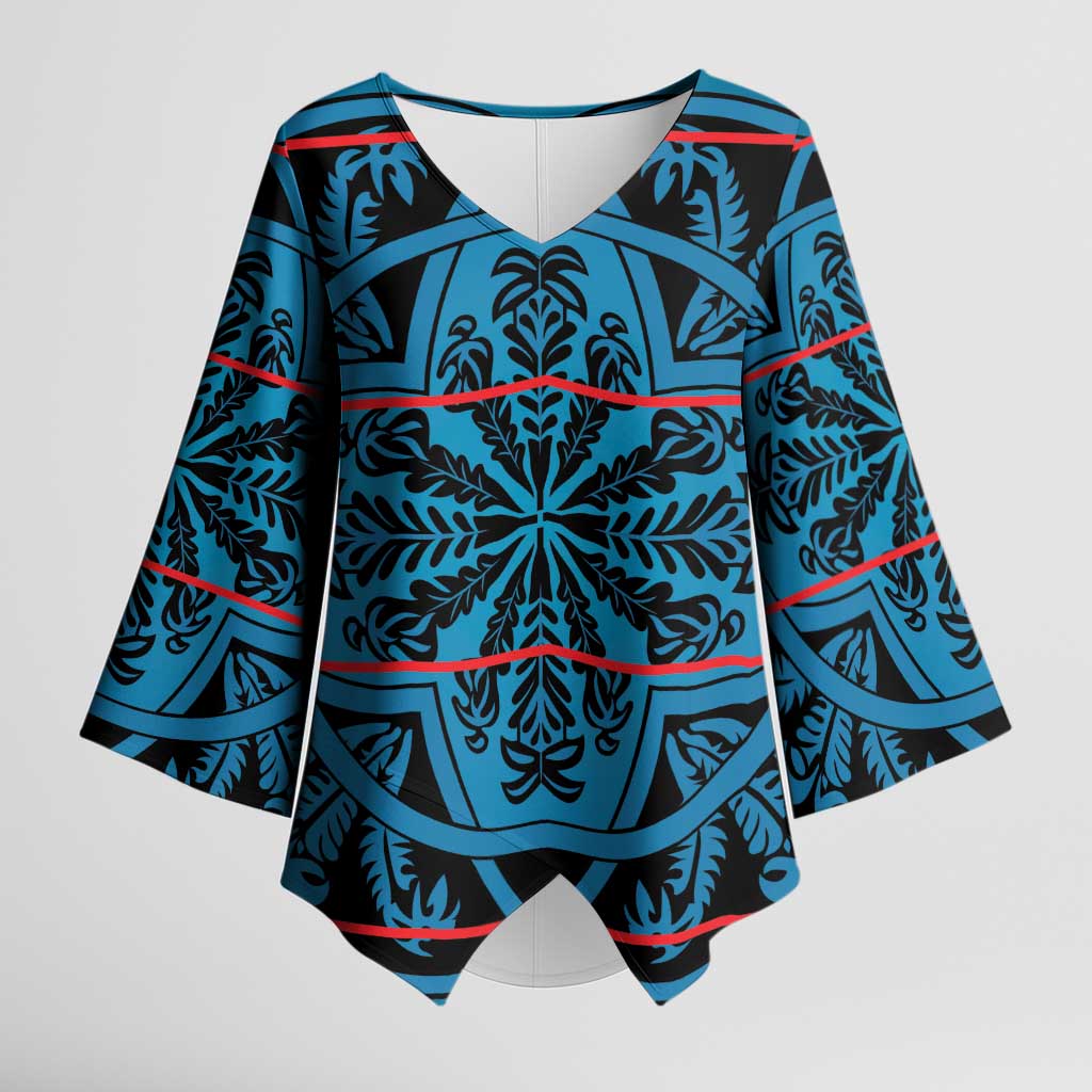 Lesotho Seanamarena - Kharetsa Kimono Sleeve Blouse Basotho Traditional Blanket Style