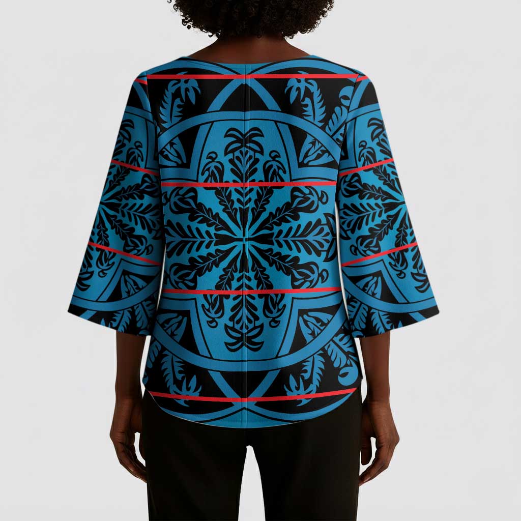 Lesotho Seanamarena - Kharetsa Kimono Sleeve Blouse Basotho Traditional Blanket Style