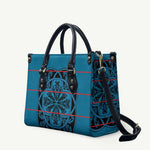 Lesotho Seanamarena - Kharetsa Leather Bag Basotho Traditional Blanket Style