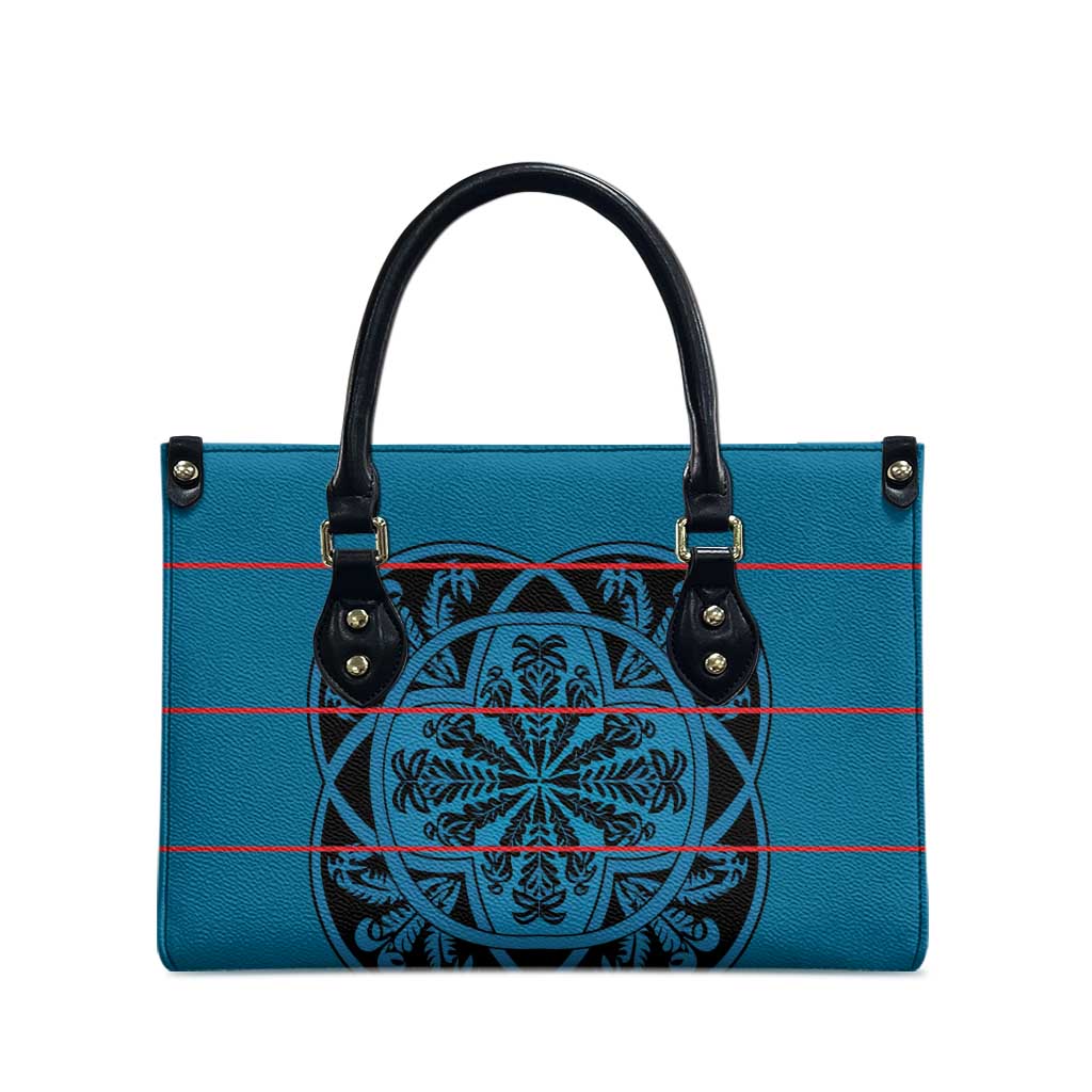 Lesotho Seanamarena - Kharetsa Leather Bag Basotho Traditional Blanket Style