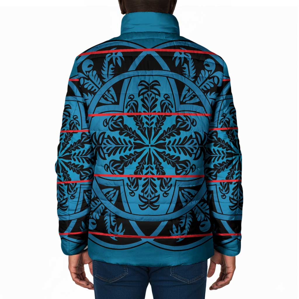Lesotho Seanamarena - Kharetsa Padded Jacket Basotho Traditional Blanket Style