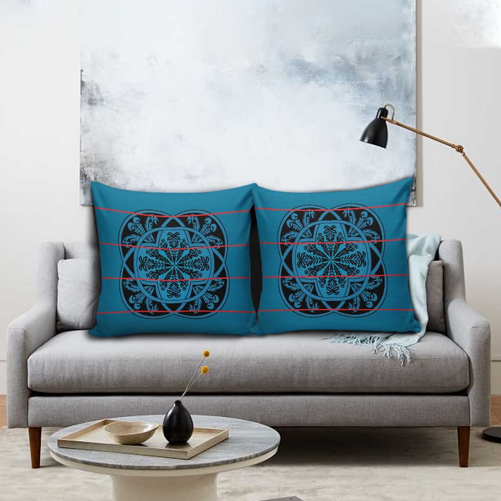 Lesotho Seanamarena - Kharetsa Pillow Cover Basotho Traditional Blanket Style