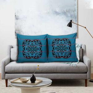Lesotho Seanamarena - Kharetsa Pillow Cover Basotho Traditional Blanket Style