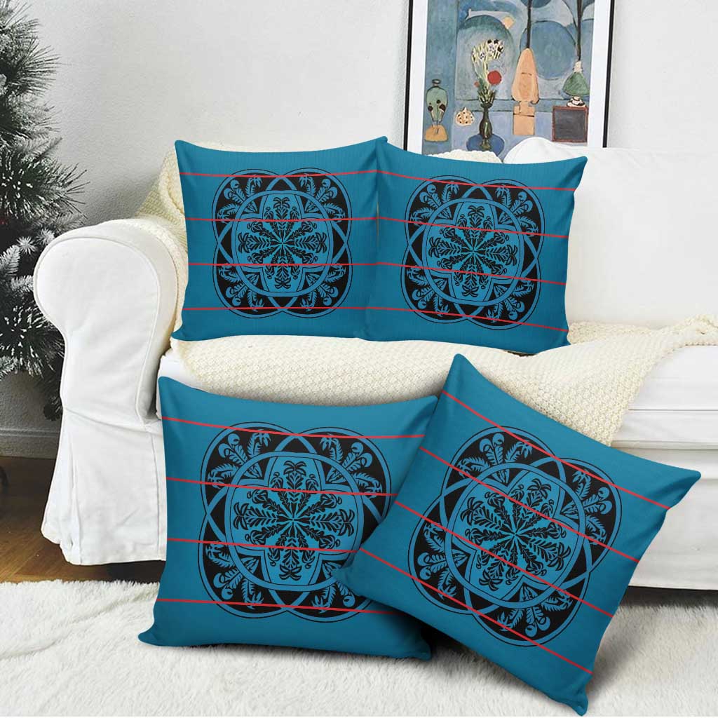 Lesotho Seanamarena - Kharetsa Pillow Cover Basotho Traditional Blanket Style
