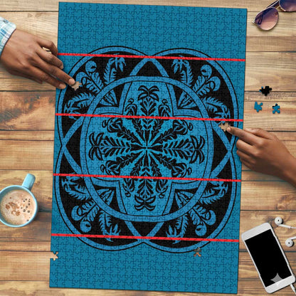 Lesotho Seanamarena - Kharetsa Puzzle Basotho Traditional Blanket Style