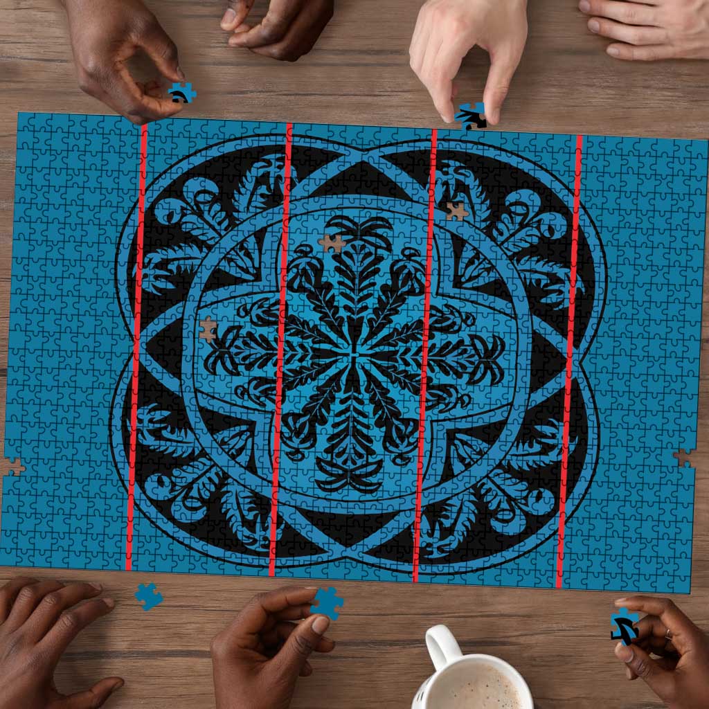 Lesotho Seanamarena - Kharetsa Puzzle Basotho Traditional Blanket Style