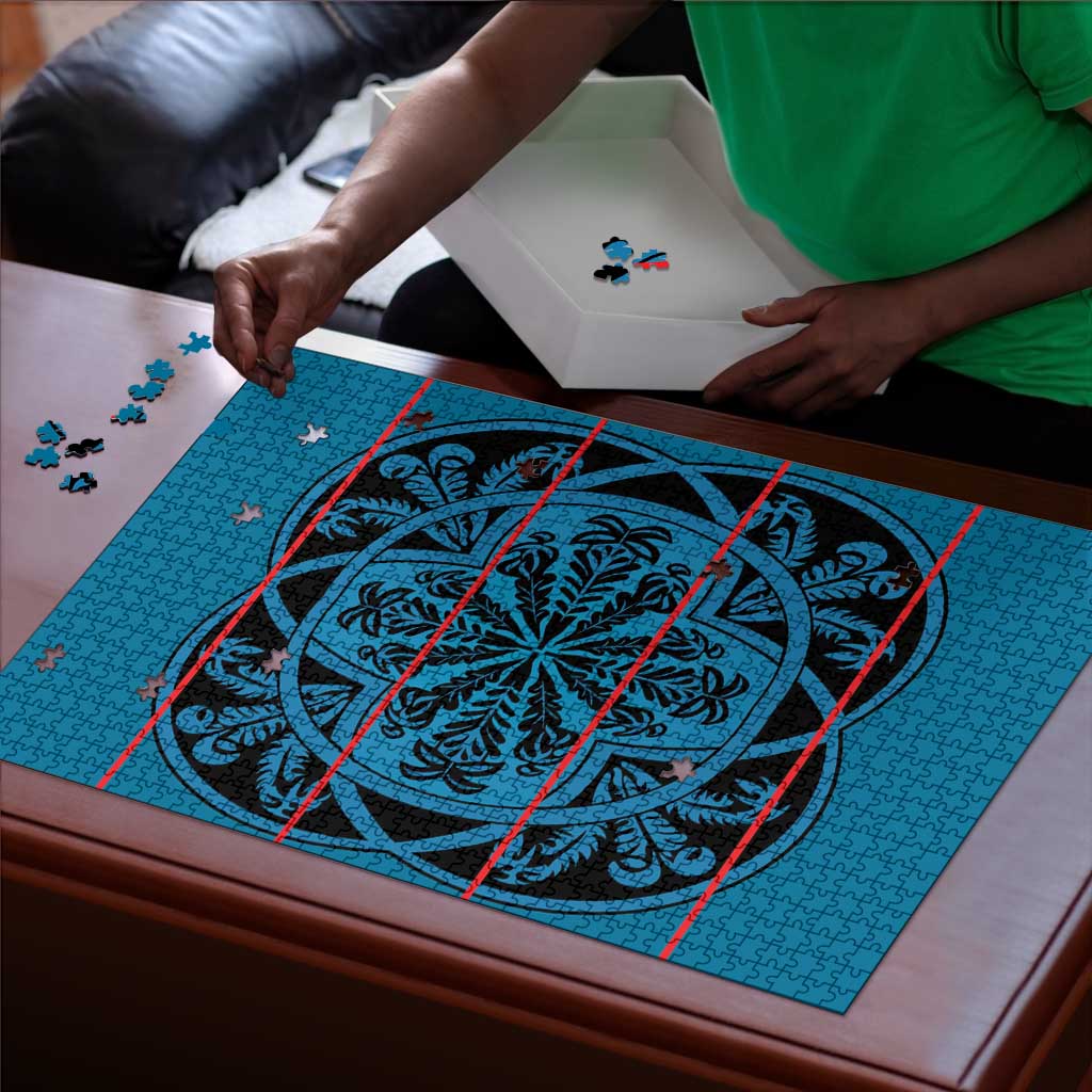 Lesotho Seanamarena - Kharetsa Puzzle Basotho Traditional Blanket Style