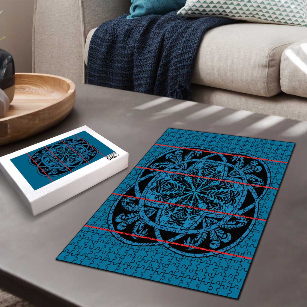 Lesotho Seanamarena - Kharetsa Puzzle Basotho Traditional Blanket Style