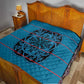 Basotho Blanket Quilt Lesotho Kharetsa Seanamarena Heritage - Blue - African Pride