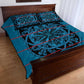 Basotho Blanket Quilt Bed Set Lesotho Kharetsa Seanamarena Heritage - Blue - African Pride