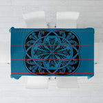 Basotho Blanket Tablecloth Lesotho Kharetsa Seanamarena Heritage - Blue - African Pride