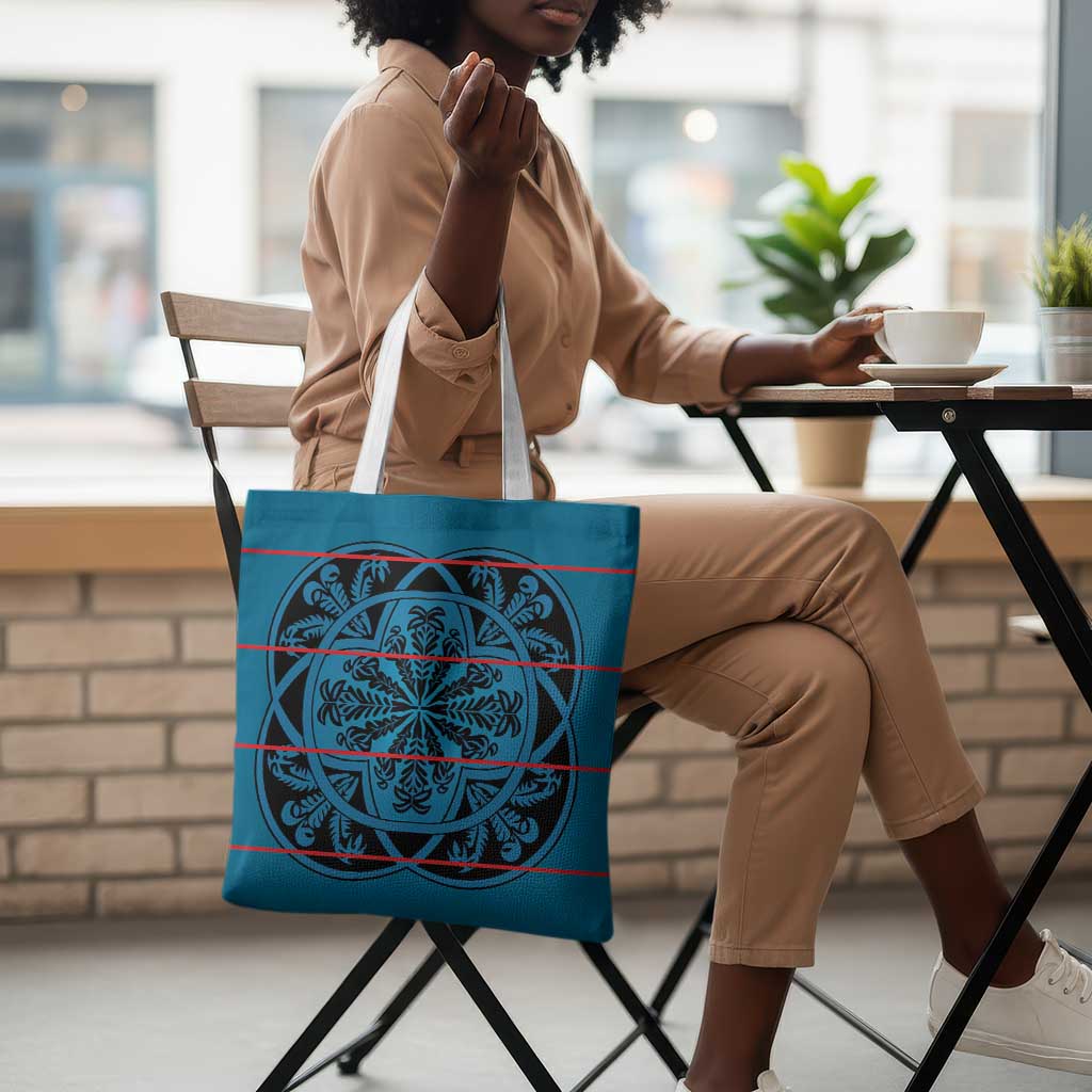 Lesotho Seanamarena - Kharetsa Tote Bag Basotho Traditional Blanket Style