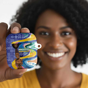 Nigeria Osun-Osogbo Festival AirPods Case Oshun God - Yoruba Pattern
