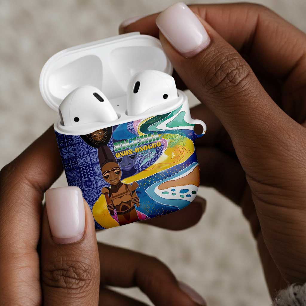 Nigeria Osun-Osogbo Festival AirPods Case Oshun God - Yoruba Pattern
