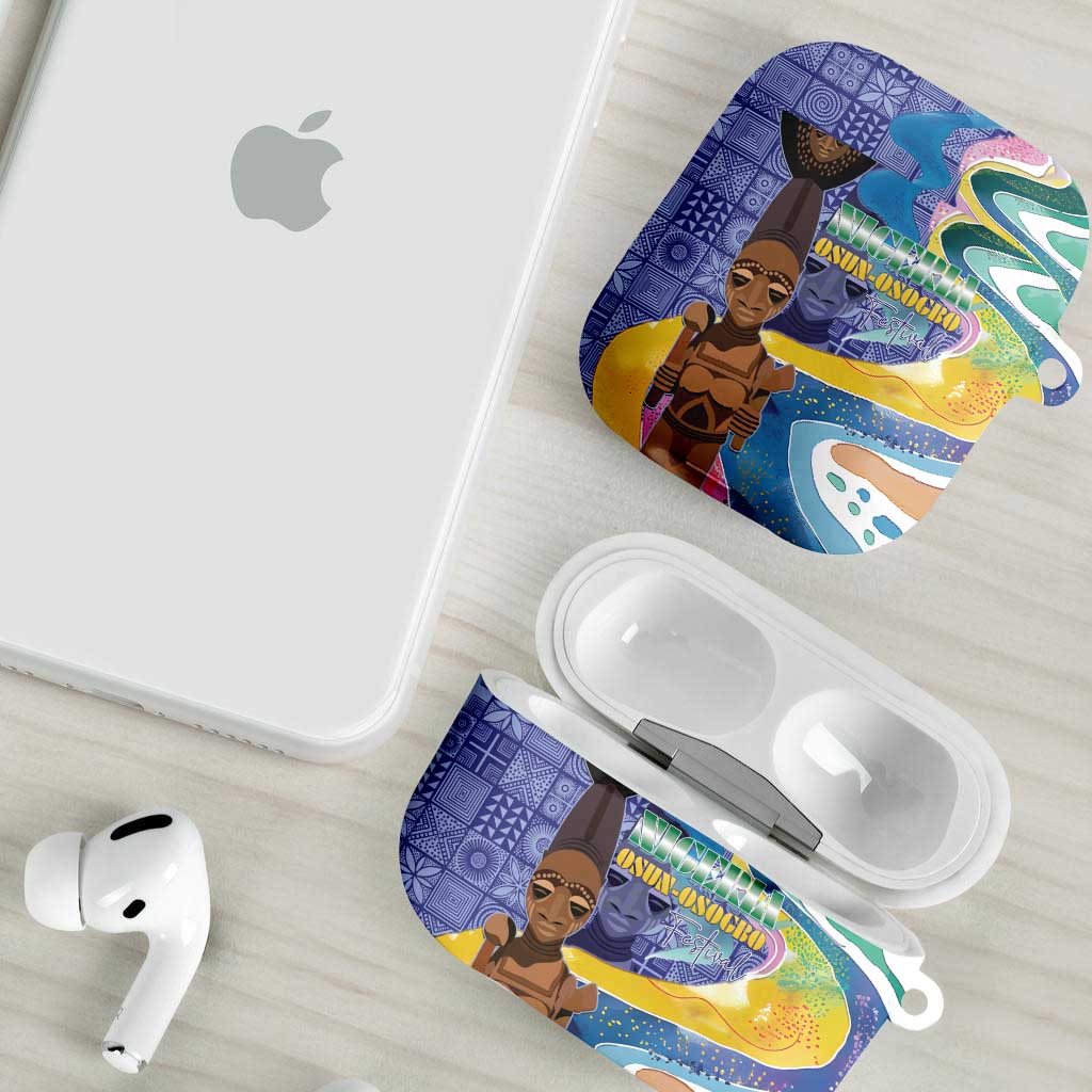 Nigeria Osun-Osogbo Festival AirPods Case Oshun God - Yoruba Pattern