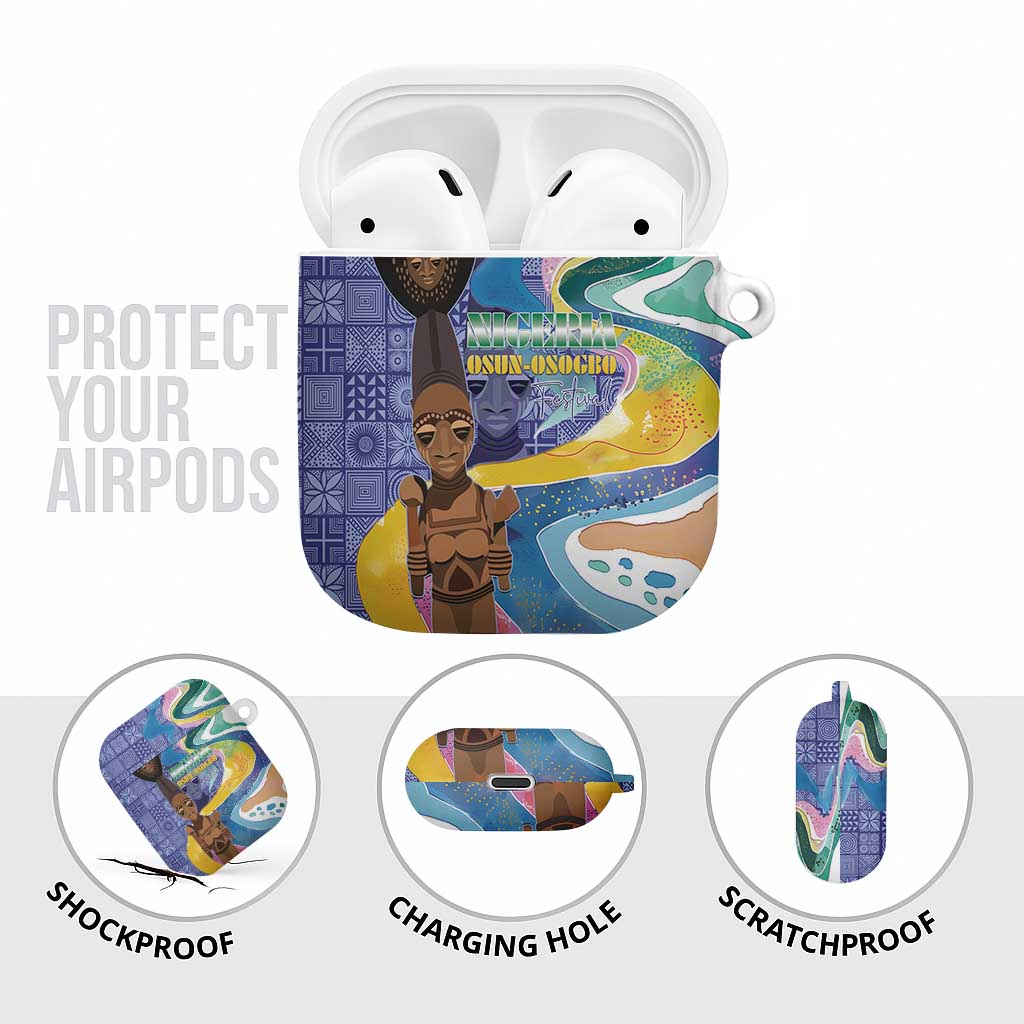Nigeria Osun-Osogbo Festival AirPods Case Oshun God - Yoruba Pattern