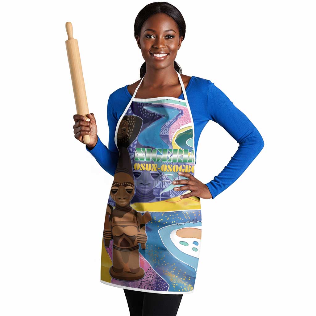 Nigeria Osun-Osogbo Festival Apron Oshun God - Yoruba Pattern