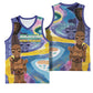 Nigeria Osun-Osogbo Festival Basketball Jersey Oshun God - Yoruba Pattern LT15