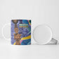Nigeria Osun-Osogbo Festival Ceramic Mug Oshun God - Yoruba Pattern