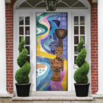Nigeria Osun-Osogbo Festival Door Cover Oshun God - Yoruba Pattern