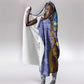 Nigeria Osun-Osogbo Festival Hooded Blanket Oshun God - Yoruba Pattern - African Pride