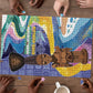 Nigeria Osun-Osogbo Festival Puzzle Oshun God - Yoruba Pattern