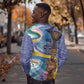 Nigeria Osun-Osogbo Festival Sweatshirt Oshun God - Yoruba Pattern - African Pride