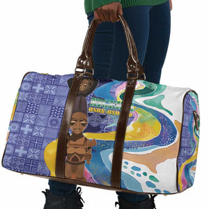 Nigeria Osun-Osogbo Festival Travel Bag Oshun God - Yoruba Pattern