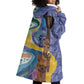 Nigeria Osun-Osogbo Festival Wearable Blanket Hoodie Oshun God - Yoruba Pattern - African Pride