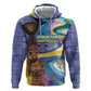 Nigeria Osun-Osogbo Festival Zip Hoodie Oshun God - Yoruba Pattern - African Pride