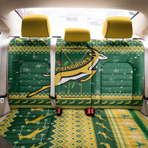 South Africa Christmas Rugby Back Car Seat Cover Springboks Geseende Kersfees