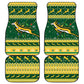 South Africa Christmas Rugby Car Mats Springboks Geseende Kersfees