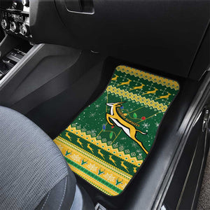 South Africa Christmas Rugby Car Mats Springboks Geseende Kersfees