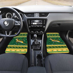 South Africa Christmas Rugby Car Mats Springboks Geseende Kersfees