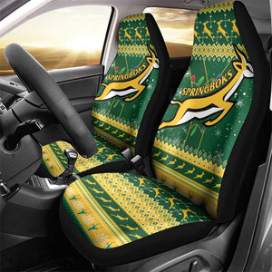 South Africa Christmas Rugby Car Seat Cover Springboks Geseende Kersfees