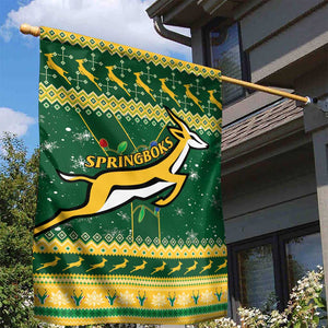 South Africa Christmas Rugby Garden Flag Springboks Geseende Kersfees