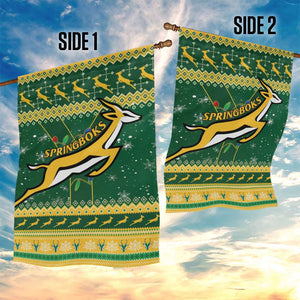 South Africa Christmas Rugby Garden Flag Springboks Geseende Kersfees