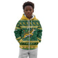 South Africa Christmas Rugby Kid Hoodie Springboks Geseende Kersfees