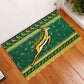 South Africa Christmas Rugby Rubber Doormat Springboks Geseende Kersfees